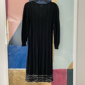 Missoni Knit Dress with Black Slip Underdress